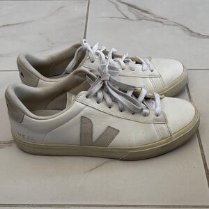 Veja CAMPO LEATHER WHITE NATURAL